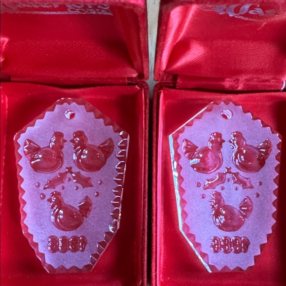 2 - 1986 Waterford Ornaments